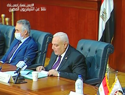 المستشار  لاشين إبراهيم، رئيس الهيئة الوطنية للانتخابات