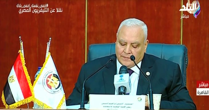 المستشار لاشين إبراهيم، رئيس الهيئة الوطنية للإنتخابات