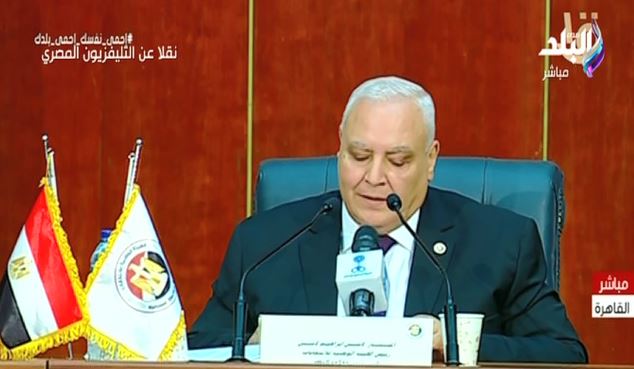 المستشار لاشين إبراهيم ، رئيس الهيئة الوطنية للإنتخابات