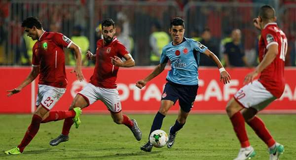 جانب من لقاء الوداد والاهلي