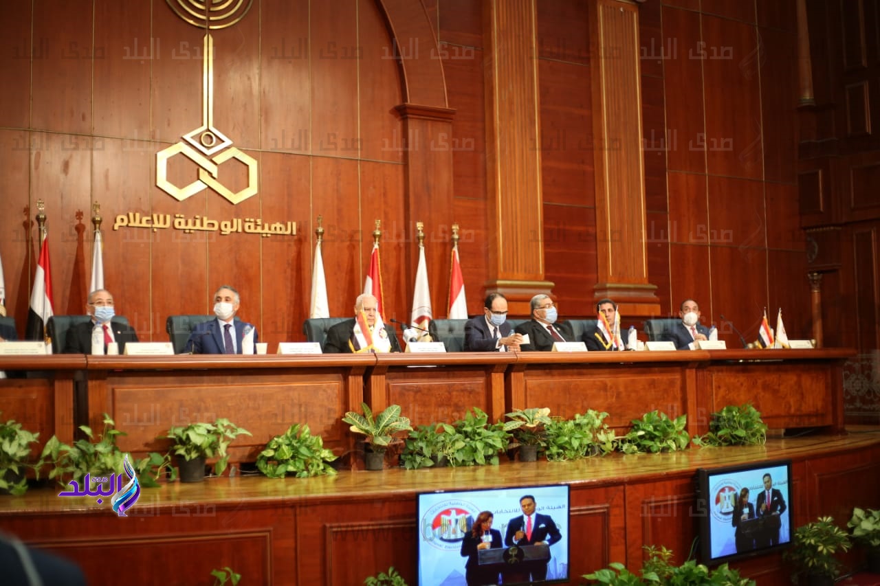 المستشار لاشين إبراهيم رئيس الهيئة الوطنية للانتخابات