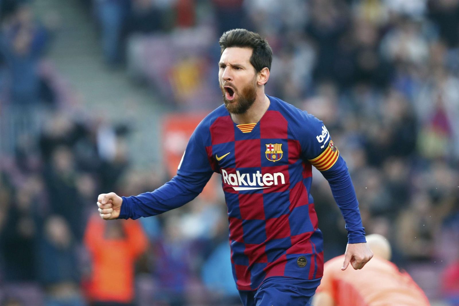 ميسي لاعب فريق برشلونة