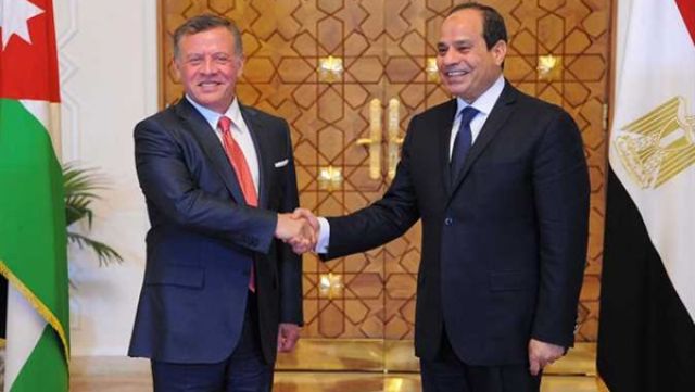 السيسي وملك الأردن