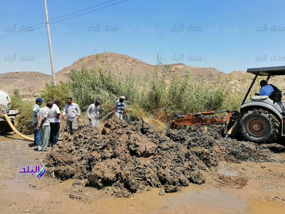 إصلاح خط مياه بنصر النوبة