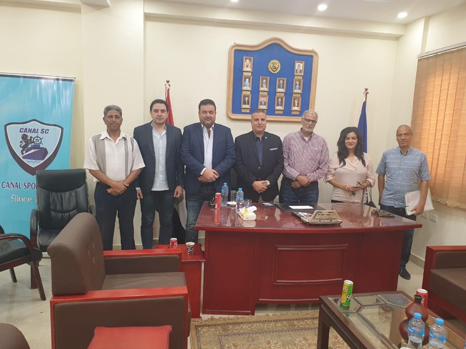  زيارة مجلس  إدارة منطقة الإسماعيلية للميني فوتبول