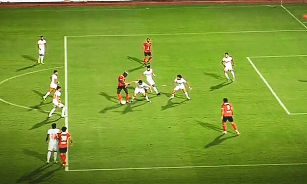 مروان محسن من مباراة الزمالك