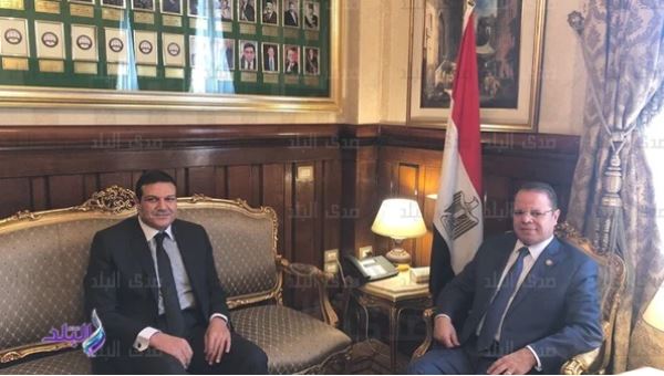 النائب العام المستشار حمادة الصاوي والمستشار محمد غراب