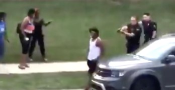 جانب من حادثة بليك