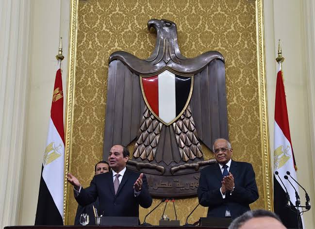 الرئيس السيسي في البرلمان