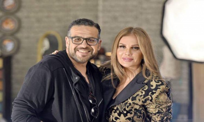نيكول سابا ومدير اعمالها