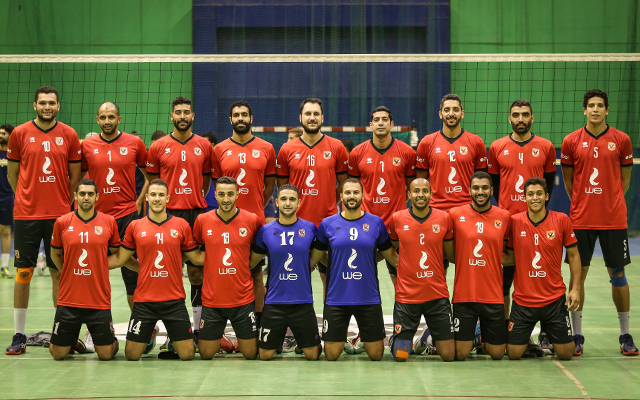 رجال طائرة الأهلي