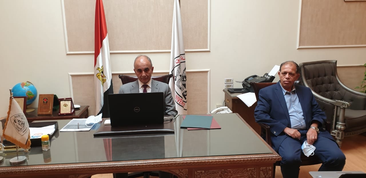 .توقيع مذكرة تفاهم بين جامعة الزقايق والجامعة الأمريكية
