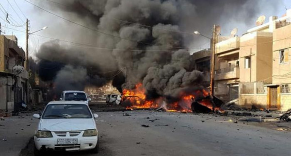 انفجار عبوة ناسفة في مدينة الباب بريف حلب