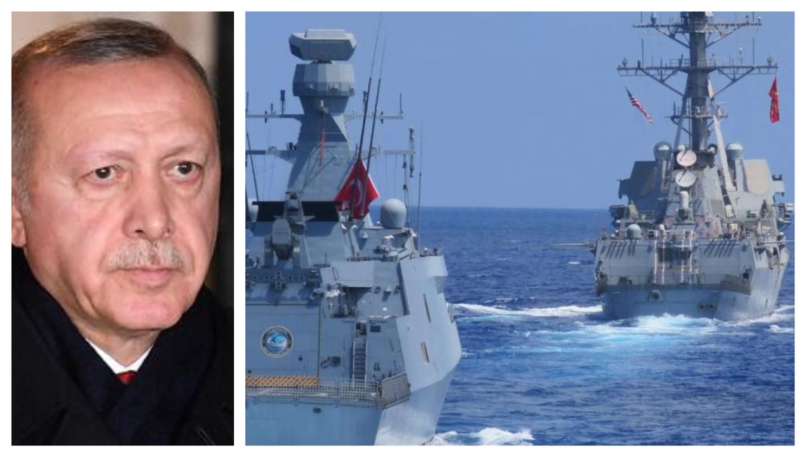 اردوغان - السفن التركية في شرق المتوسط