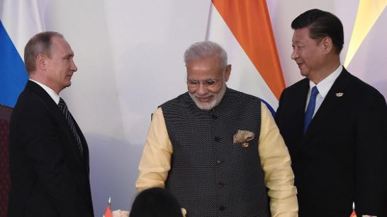 بوتين وشين جين بينج وناريندرا مودي 