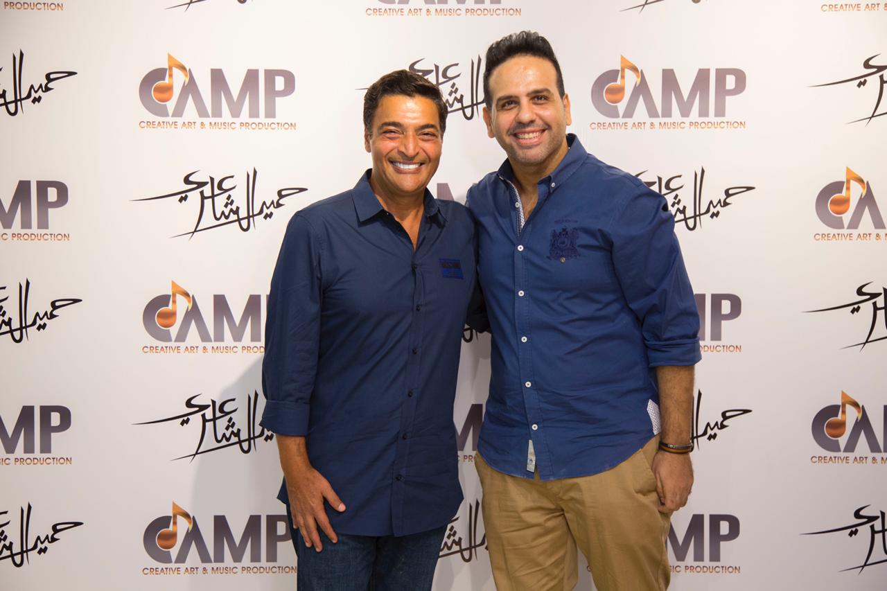 حميد الشاعري مع المطرب يوسف  حميد الشاعري مع المطرب يوسف