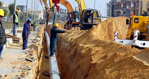 توصيل الغاز للمنازل