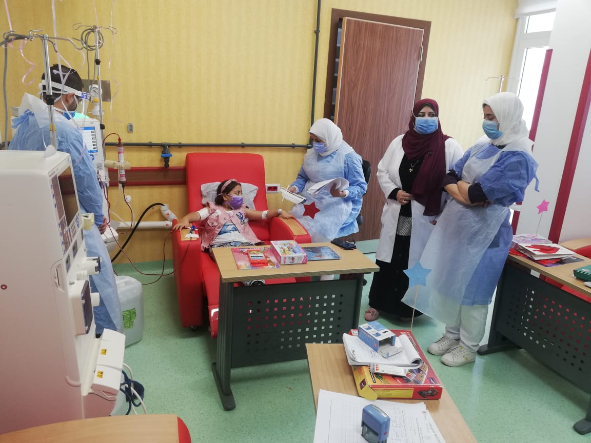 تشغيل تجريبي لقسم الغسيل الكلوي