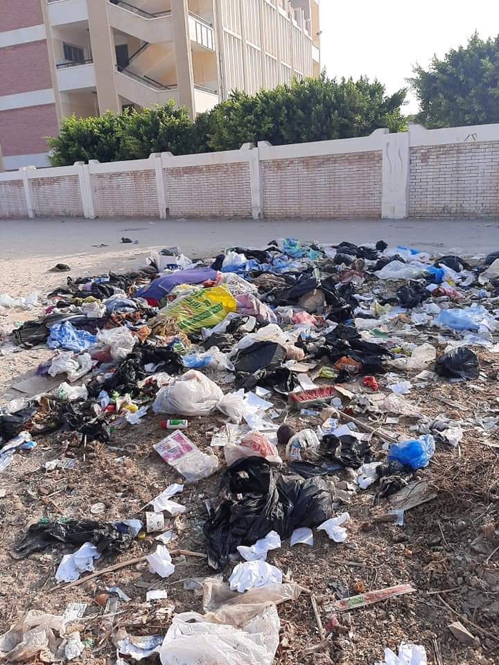 تراكمات القمامة 