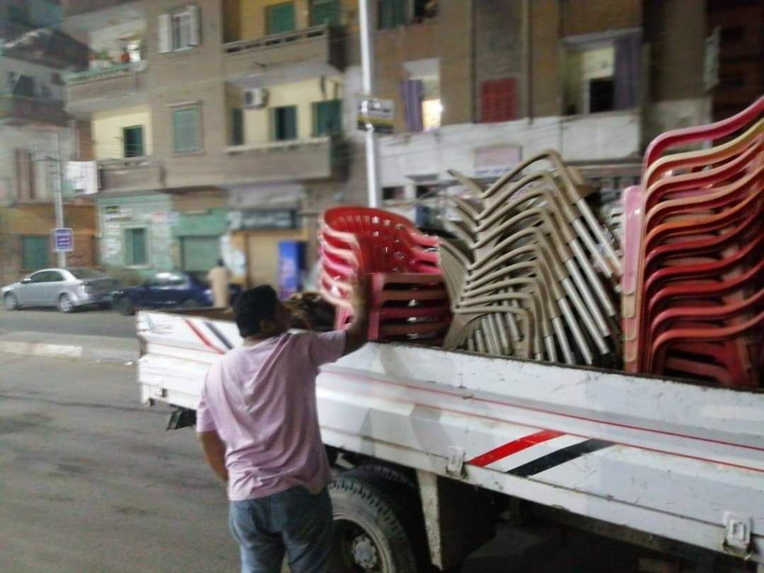 حملة رفع الإشغالات بالبحيرة  حملة رفع الإشغالات بالبحيرة