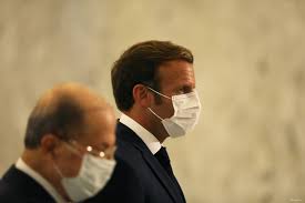 ماكرون يجري اتصالا هاتفيا بالرئيس اللبناني