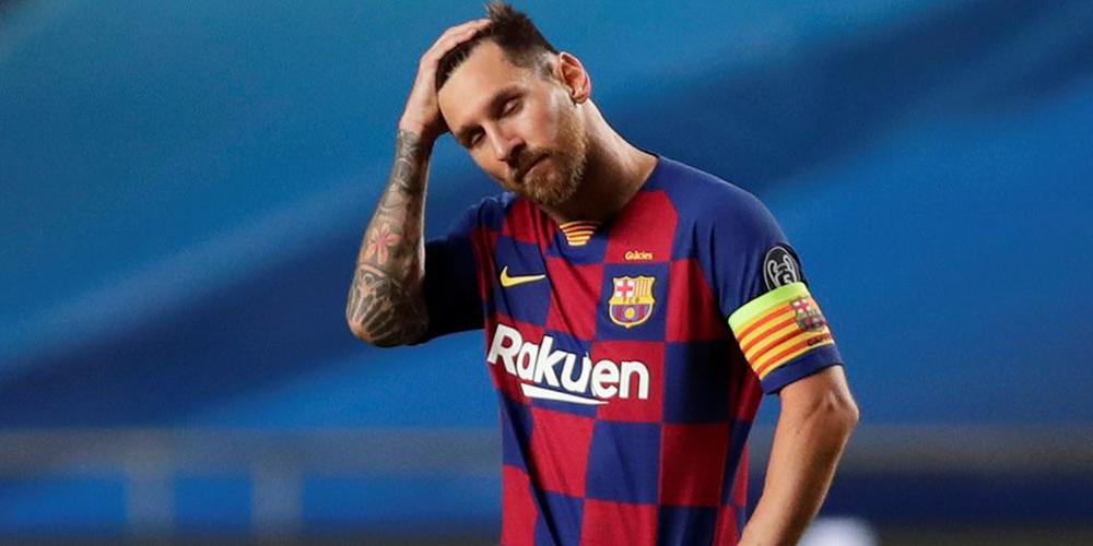 ميسي لاعب فريق برشلونة