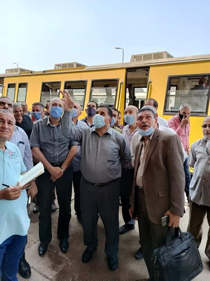 جولة رئيس هيئة السكة الحديد 