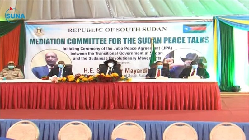 الحكومة السودانية والحركات المسلحة توقعان على اتفاقية سلام ج