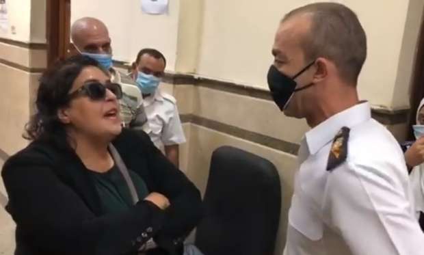 اعتداء سيدة على ضابط بمحكمة مصر الجديدة