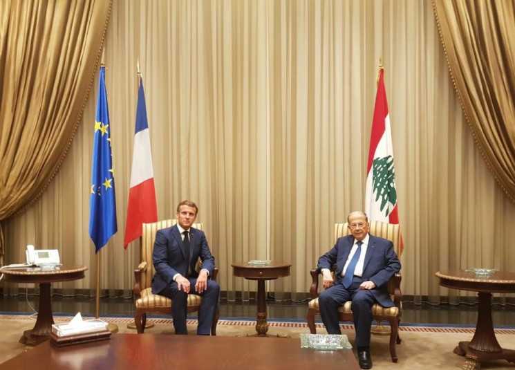 ماكرون وعون