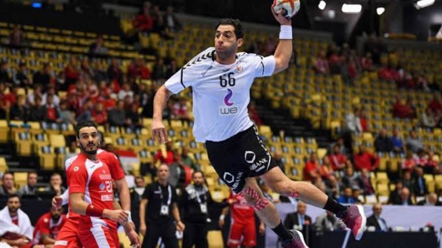 أحمد الأحمر نجم يد الزمالك والمنتخب الوطني