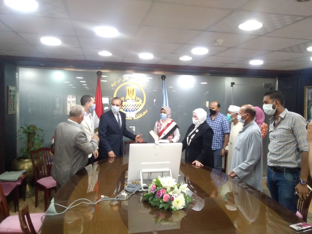 كحافظة كفر الشيخ يكرم الطالبة المتفوقة 