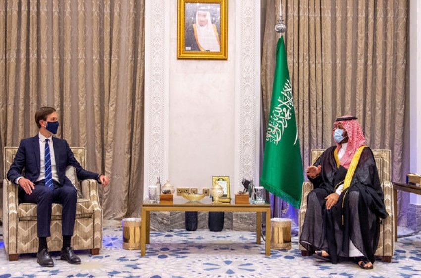 ولي العهد السعودي مع كوشنر 