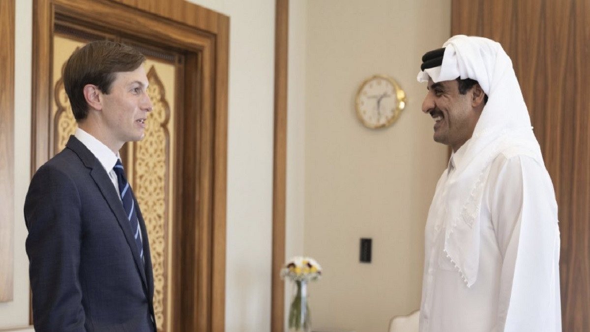 أمير قطر يلتقي كوشنر مستشار ترامب
