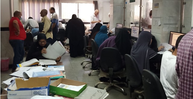 إقبال كبير على المراكز التكنولوجية في كفر الشيخ