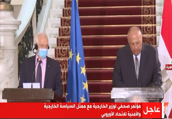 وزير الخارجية سامح شكري وممثل الاتحاد الاوروبي 
