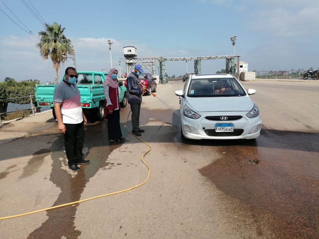 حملات مكبرة لتطهير وتعقيم قرى ومدن كفر الشيخ