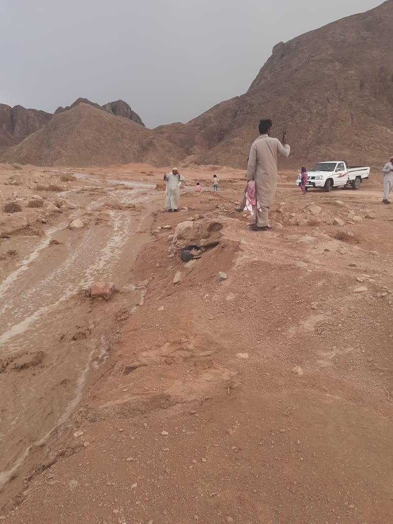 مخرات السيول في البحر الأحمر