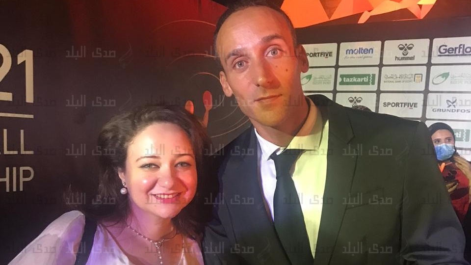 روبرتو جارسيا مع ريهام بكير