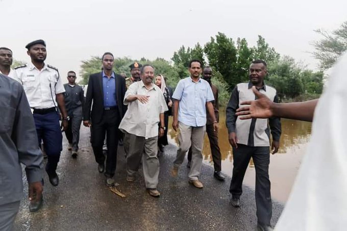 فيضانات السودان تجتاح منزل رئيس الوزراء السوداني