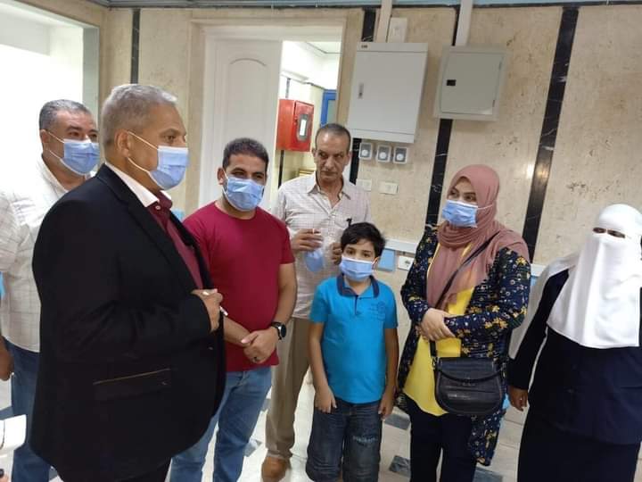 جولة وكيل وزارة الصحة بمستشفى الأطفال