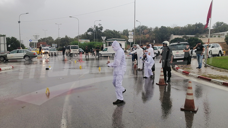 هجوم ارهابي استهدف عنصري أمن في تونس