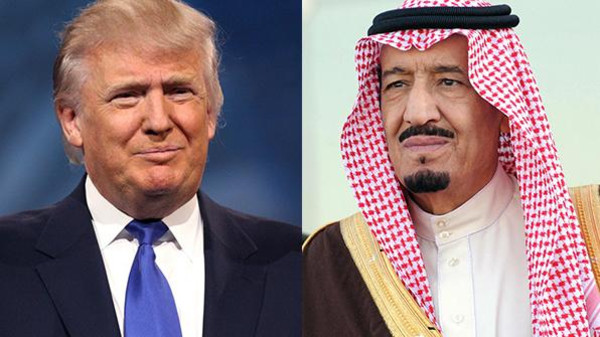 الملك سلمان وترامب