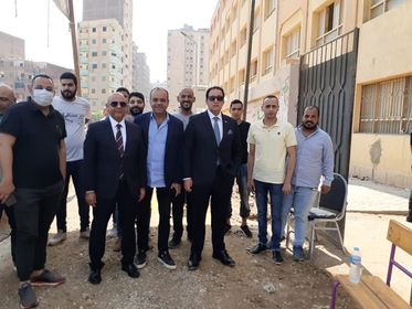 النائب علاء عابد يتفقد جولة الإعادة لانتخابات الشيوخ