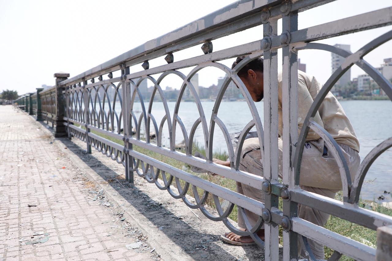 تطوير طريق الكورنيش بدمياط 