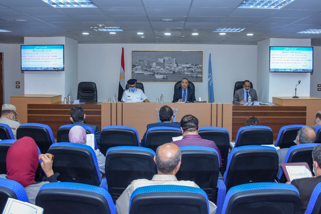 اجتماع المجلس التنفيذي لمحافظة الإسكندرية  