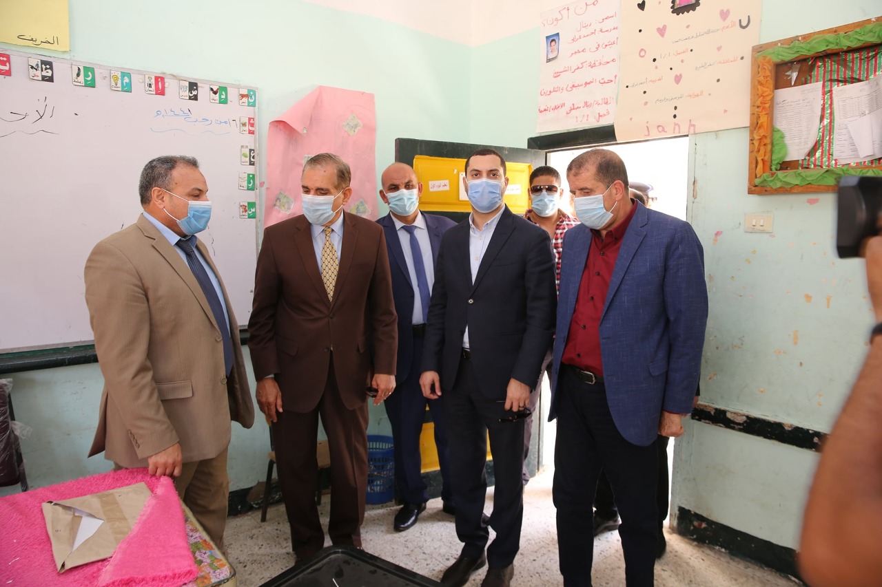 محافظ كفر الشيخ ونائبه يتفقدان لجان انتخابات الشيوخ