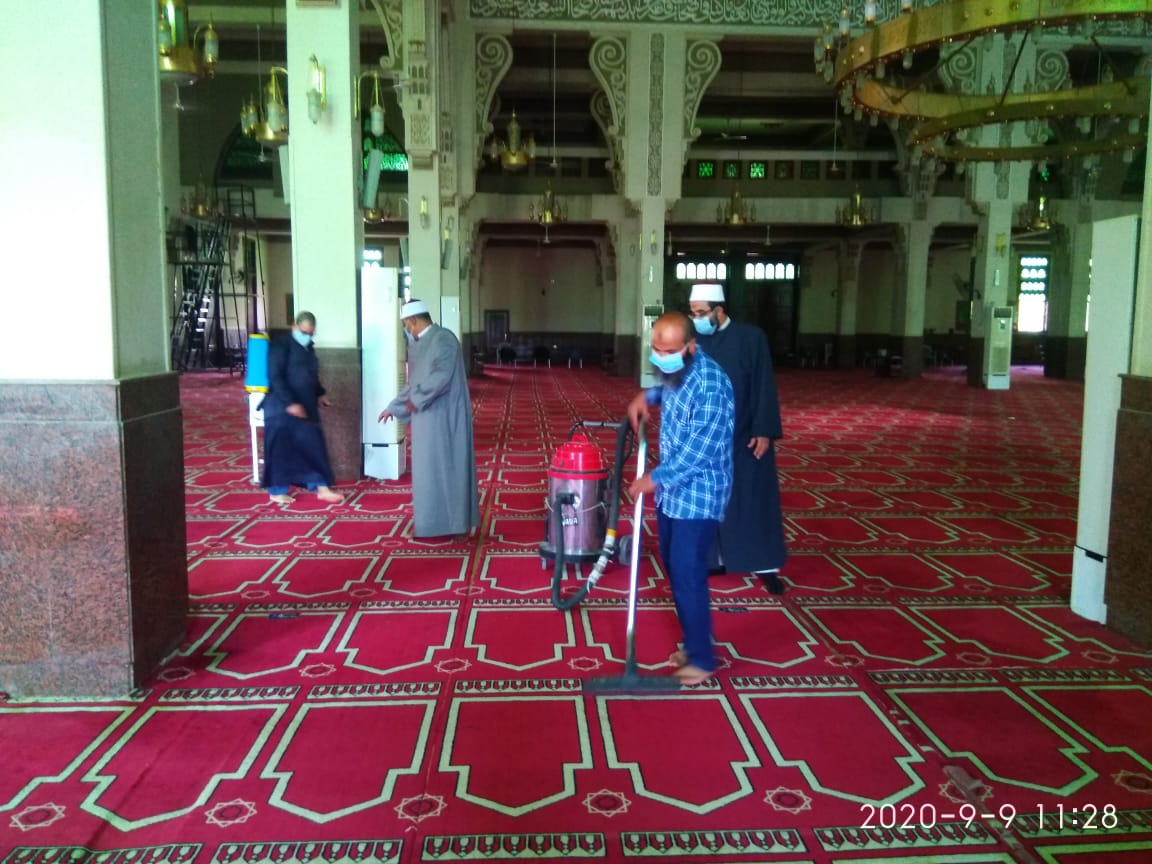 حملات نظافة وتعقيم المساجد