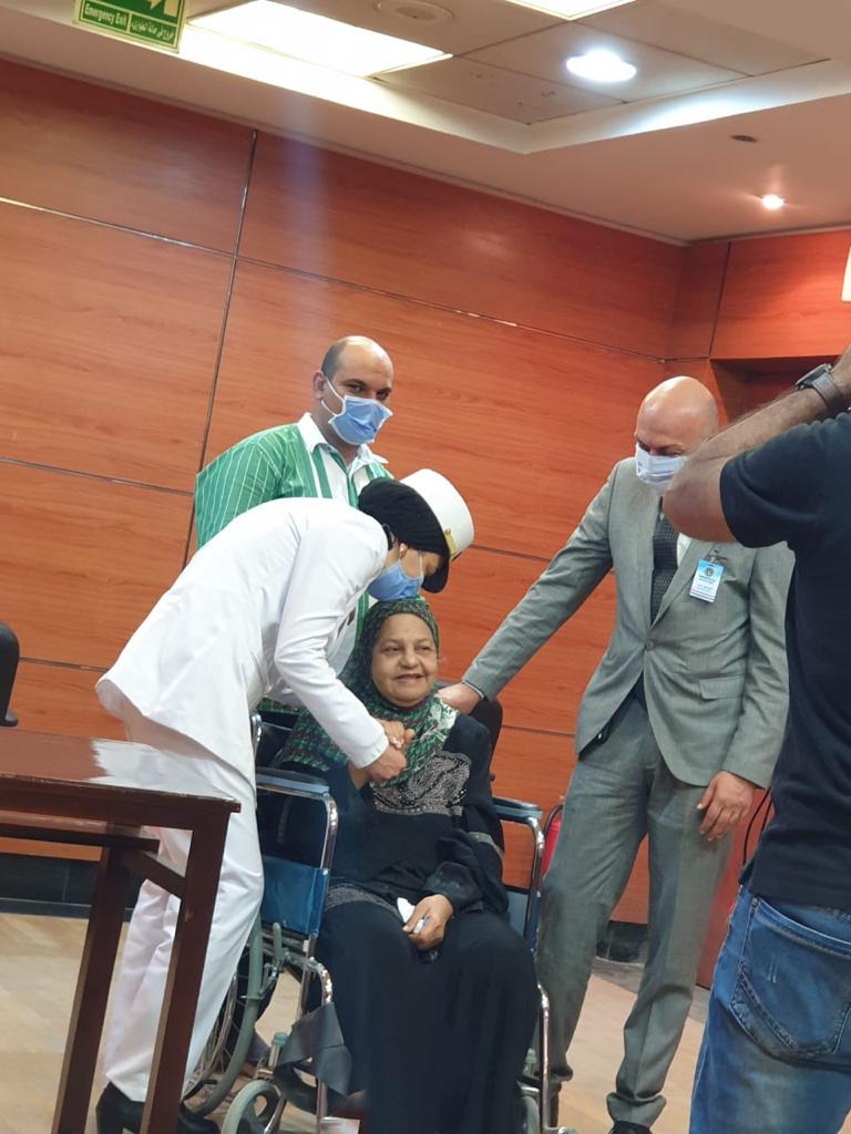 الاستجابة لشكوى سيدة مسنة
