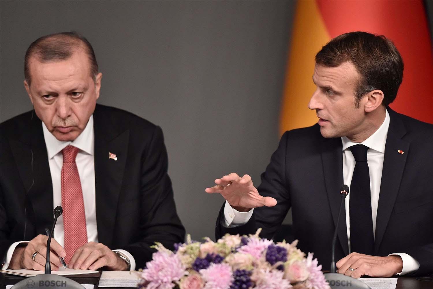 إيمانويل ماكرون ورجب طيب أردوغان
